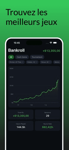 Poker Tracker - Session Log — capture d'écran 3