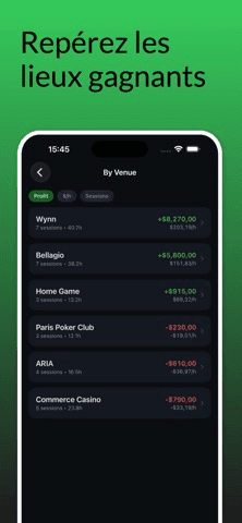 Poker Tracker - Session Log — capture d'écran 4