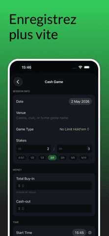 Poker Tracker - Session Log — capture d'écran 5